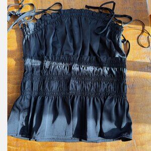 Bulk 10 tops NWT Hippie Rose Black Peplum Top Size